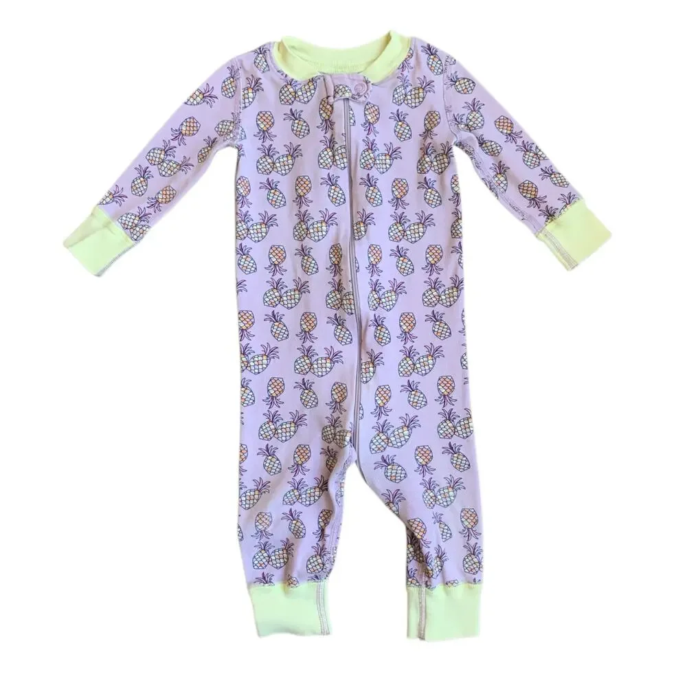 Hanna Andersson Pineapple Footless Sleeper